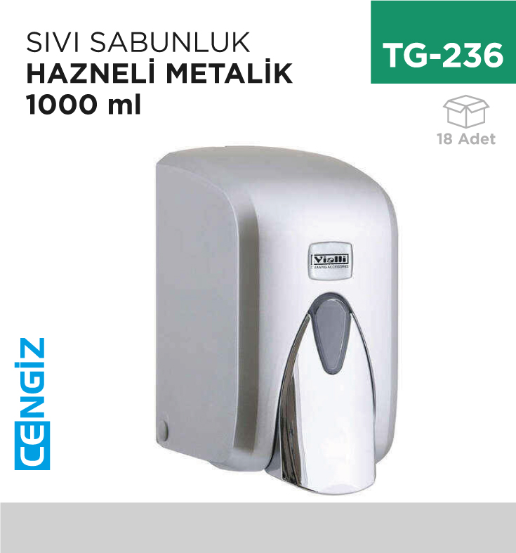 SIVI SABUNLUK HAZNELİ M.GRİ 1000 ML (S6C)
