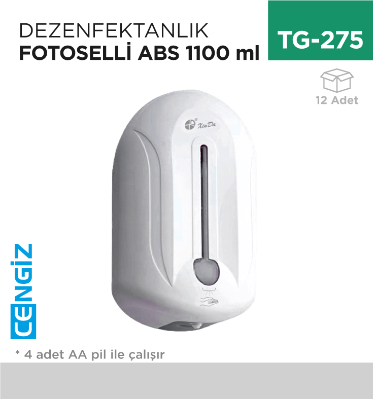 DEZENFEKTANLIK FOTOSELLİ ABS 1100 ML (XDQ110)