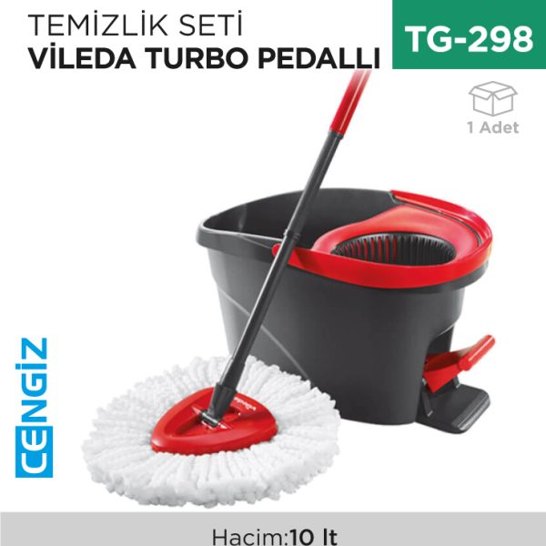 TEMİZLİK SETİ VİLEDA TURBO PEDALLI