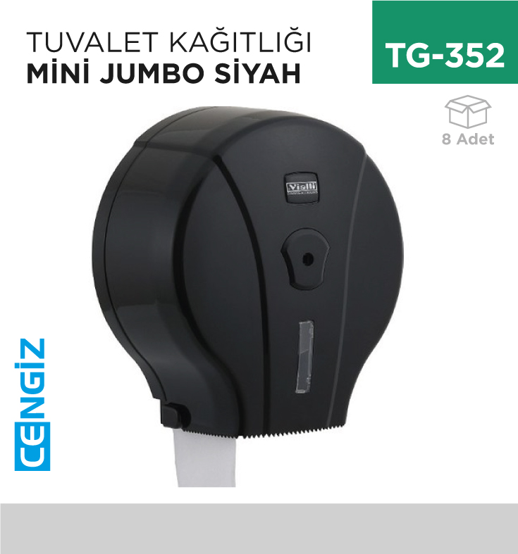 TUVALET KAĞITLIĞI MİNİ JUMBO SİYAH (MJ1B)