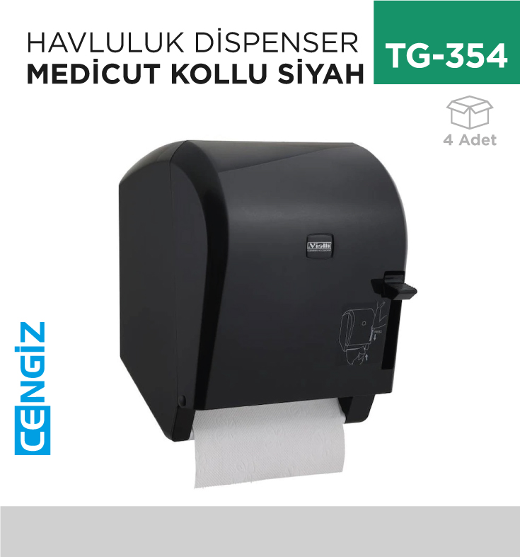 HAVLULUK DİSPENSER MEDİCUT KOLLU SİYAH (K8B)