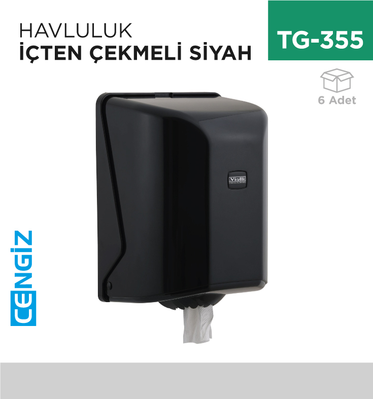 HAVLULUK İÇTEN ÇEKMELİ SİYAH (OG1B)