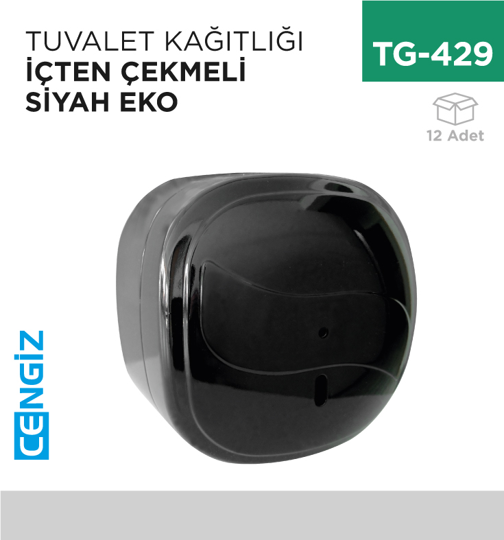+TUVALET KAĞITLIĞI İÇTEN ÇEKMELİ SİYAH A FORM