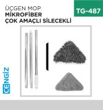 ÜÇGEN MOP MİKROFİBER ÇOK AMAÇLI SİLECEKLİ (303)