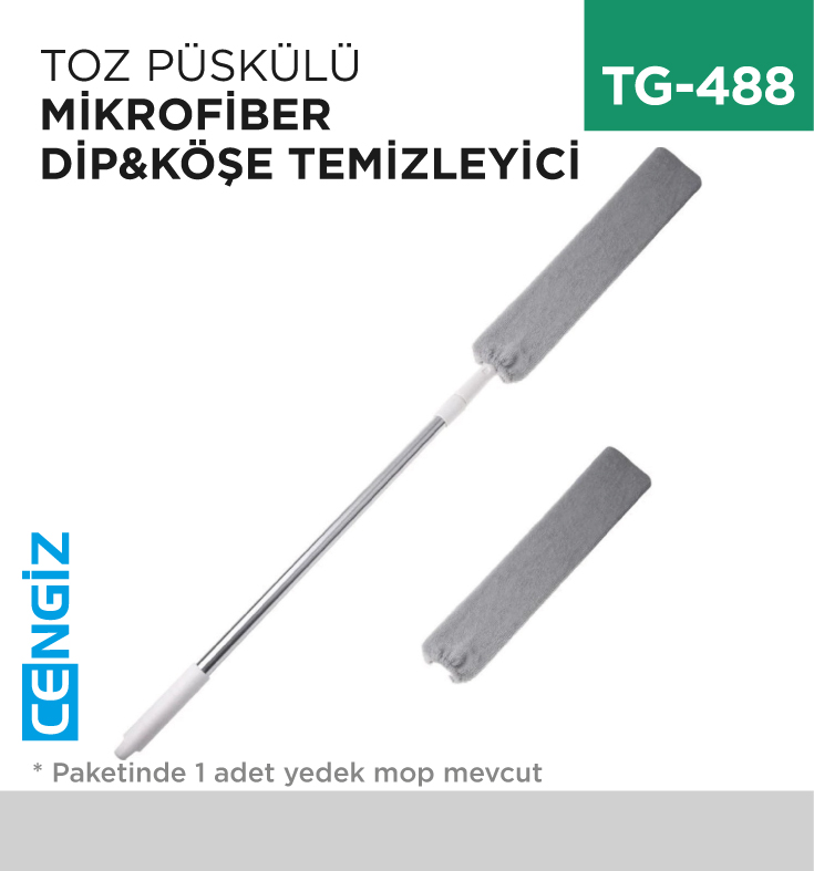 TOZ PÜSKÜLÜ MİKROFİBER DİP&amp;KÖŞE TEMİZLEYİCİ (362)