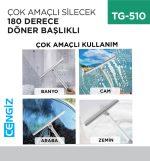 ÇOK AMAÇLI SİLECEK 180 DERECE DÖNER BAŞLIKLI
