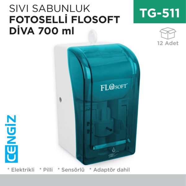 FOTOSELLİ SIVI SABUN VE DEZENFEKTAN VERİCİ DİVA 700 ML (F 292)