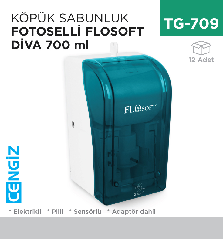 FOTOSELLİ KÖPÜK SABUNLUK FLOSOFT DİVA 700 ML (F 294)