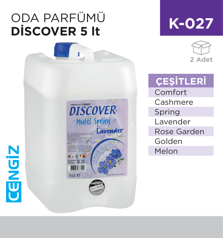 ODA PARFÜMÜ DİSCOVER 5 LT (DSR6698)