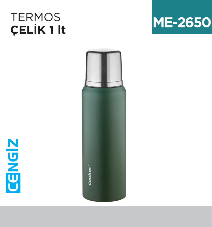 TERMOS ÇELİK 1 LT (CKR2080-81)