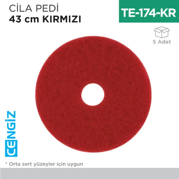 CİLA PEDİ 43 CM KIRMIZI
