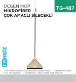 ÜÇGEN MOP MİKROFİBER ÇOK AMAÇLI SİLECEKLİ (303)