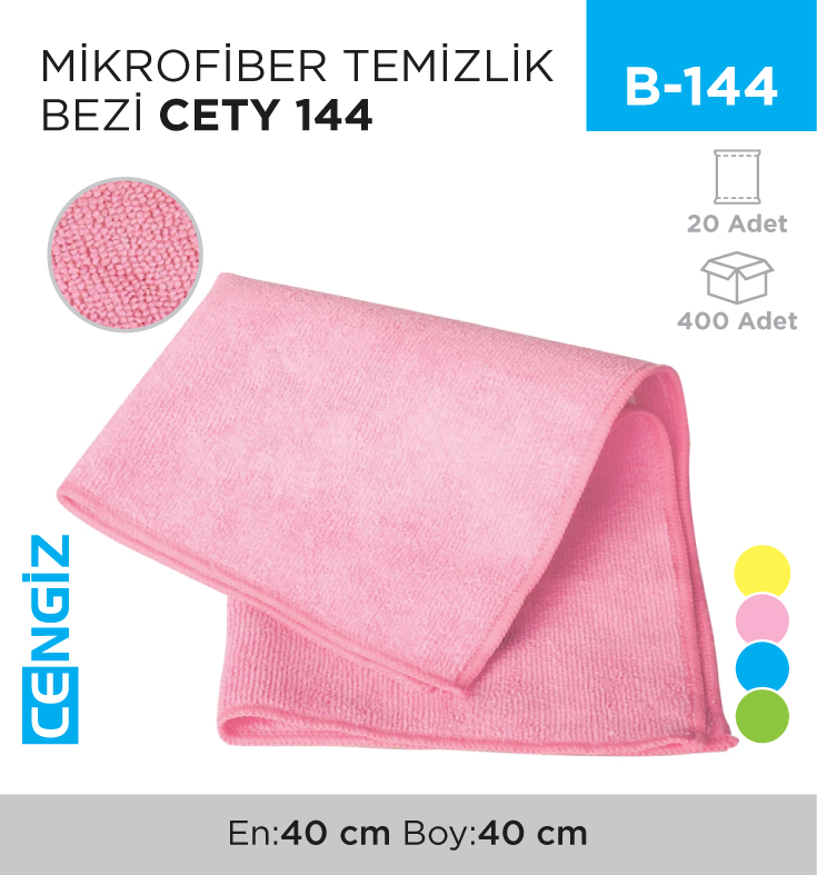 MİKROFİBER TEMİZLİK BEZİ CETY 144