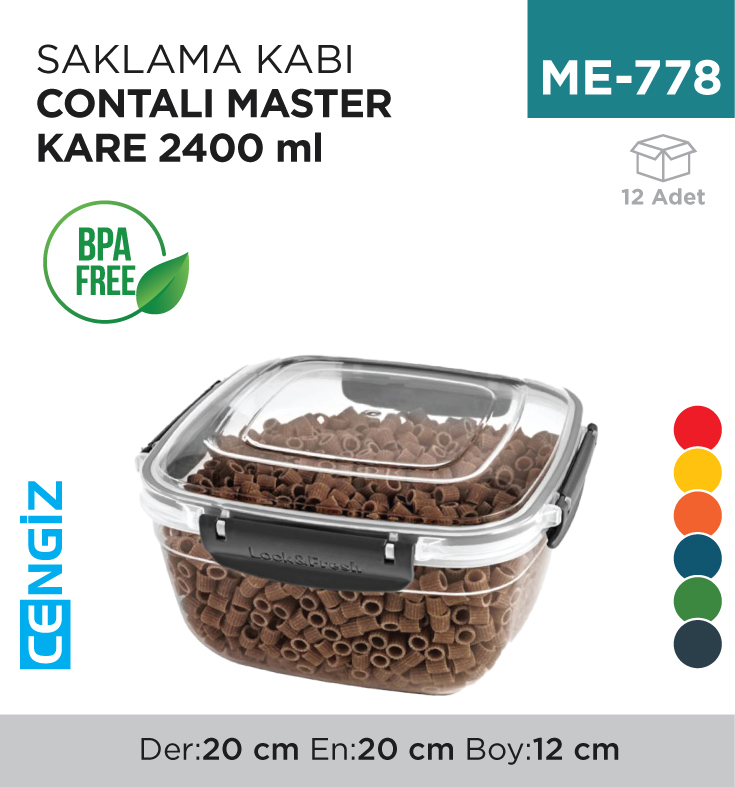 SAKLAMA KABI CONTALI MASTER KARE 2400 ML(30805)