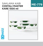 SAKLAMA KABI CONTALI MASTER KARE 1500 ML.(30804)