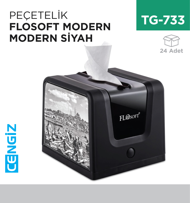PEÇETELİK FLOSOFT MODERN SİYAH (F268)